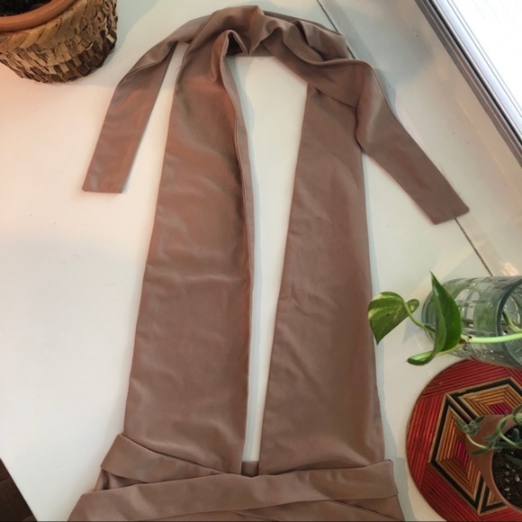 Deep V Tie One Piece Swim - Picture 2 of 3